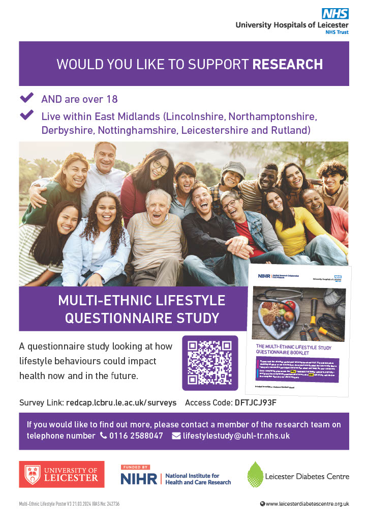The Multi Ethnic Lifestyle Study Poster